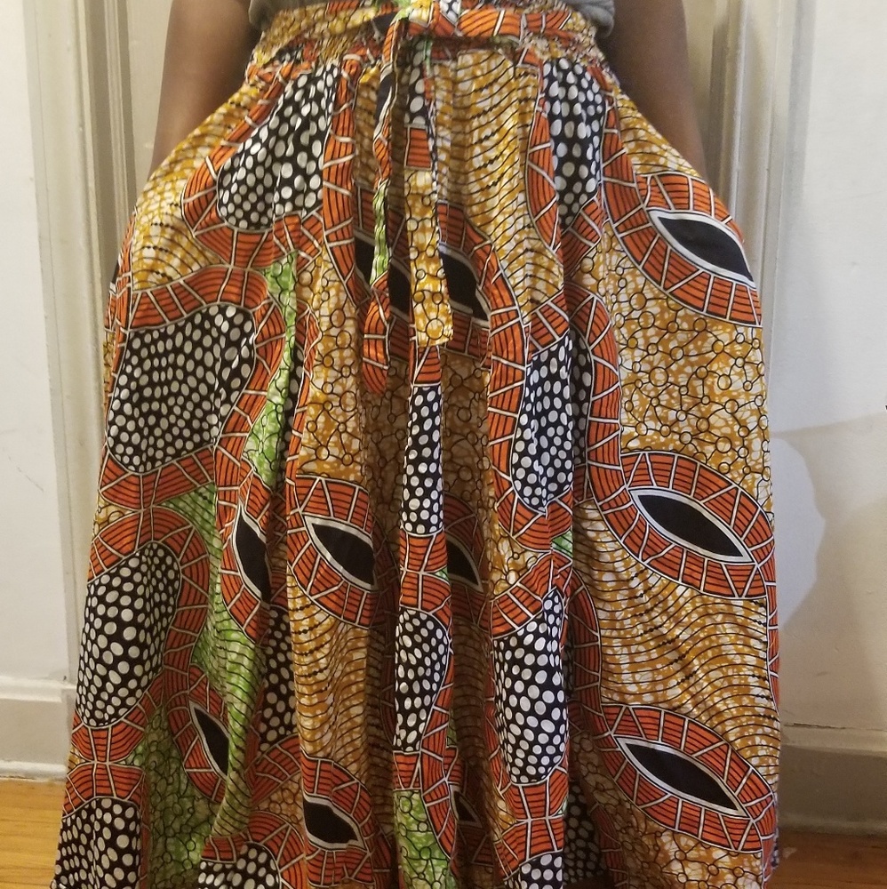 Maxi skirt African print
